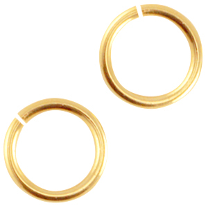DQ Metall Bindering 4.5mm Gold (Nickelfrei)