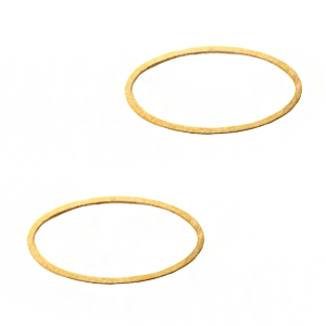 Metall Zubeh&ouml;r Dichter Ring oval Gold (Nickelfrei)