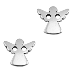 Metall Anh&auml;nger DQ Zwischenst&uuml;ck Angel Antik silber (Nickelfrei)
