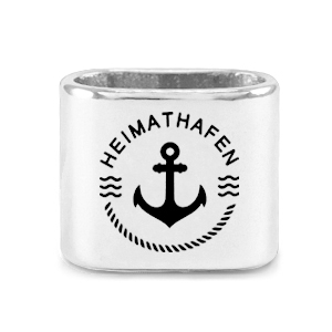 Metall Schieber DQ Anker Mix & Match Antik silber (Nickelfrei)