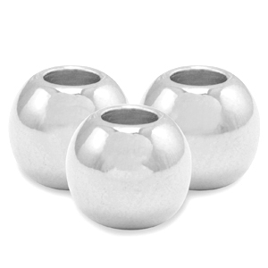 Metall Perlen DQ 8mm Antik silber (Nickelfrei)