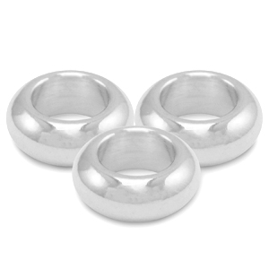 Metall Perlen DQ 9mm Antik silber (Nickelfrei)