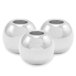 Metall Perlen DQ 4mm Antik silber (Nickelfrei)