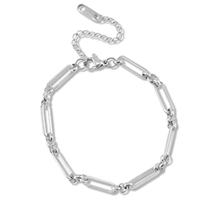 Gliederarmb&auml;nder aus Stainless Steel - Rostfreiem Stahl Silver