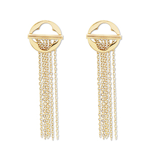 Ohrringe aus Stainless Steel - Rostfreiem Stahl Ohrstecker Gold