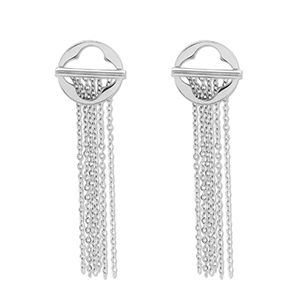 Ohrringe aus Stainless Steel - Rostfreiem Stahl Ohrstecker Silver