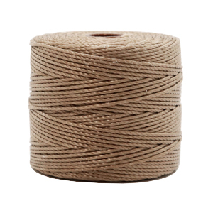 Nylon S-Lon Kordel 0.5mm Medium brown
