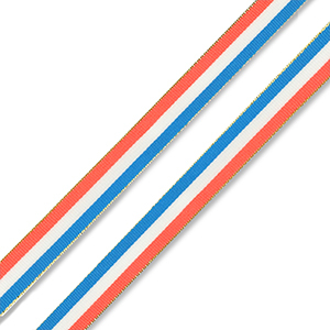 BY31&reg; Schmuckband in den niederl&auml;ndischen / franz&ouml;sischen Nationalfarben Red-white-blue-gold