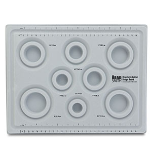 Beadsmith Armband/Perlenbrett mit Deckel Grey