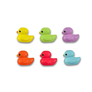 Metall Perlen Enamel Ente Multicolour