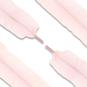 Trendy Schn&uuml;rsenkel Organza Vintage rose