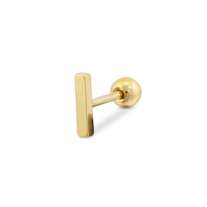 Ohrpiercing aus Stainless Steel - Rostfreiem Stahl Gold