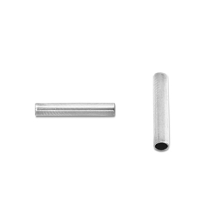 Stainless Steel - Rostfrei Stahl Perlen Tube 5mm Silver