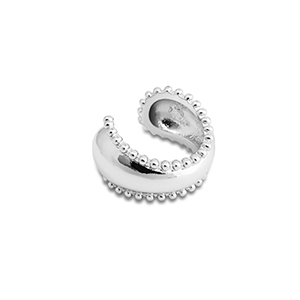 Ohrringe aus Stainless Steel - Rostfreiem Stahl Ear Cuff Silver