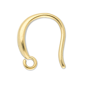 Stainless Steel - Rostfrei Stahl Schmuckzubeh&ouml;r Ohrringe / Ohrh&auml;nger Gold