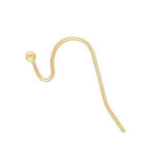 Stainless Steel - Rostfrei Stahl Schmuckzubeh&ouml;r Ohrringe / Ohrh&auml;nger Gold