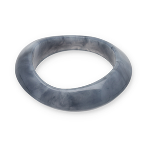 Resin-Armb&auml;nder Bangle Blue grey