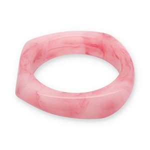 Resin-Armb&auml;nder Bangle Pink