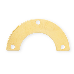 Eco-brass&reg; Metall Anh&auml;nger DQ Zwischenst&uuml;ck Gold (Nickelfrei)