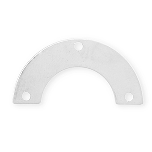 Eco-brass&reg; Metall Anh&auml;nger DQ Zwischenst&uuml;ck Antik silber (Nickelfrei)