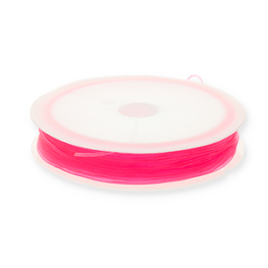 Elastik Schmuckdraht 0.8mm Neon pink