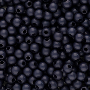 4 mm Acrylperlen Shiny Anthracite