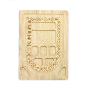 Schmuck Reihbrett Holz Natural (nat&uuml;rliche Farbe Holz)