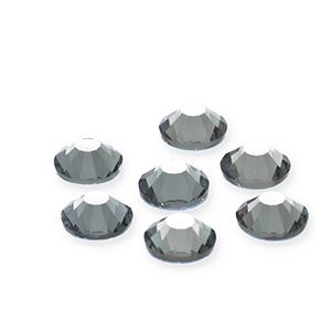Hotfix-Strasssteine 4mm Black diamond