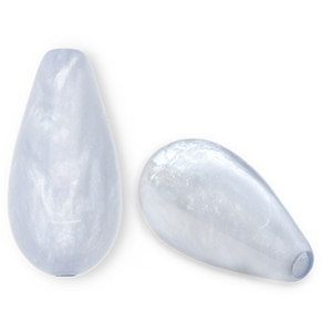 Polaris Elements Perlen Tropfenform Polmo Sky blue