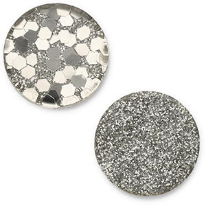 12 mm flach Cabochon Polaris Elements Helios Beige