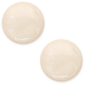 12 mm classic Cabochon Polaris Elements Jais Beige