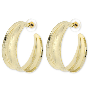 Trendy Ohrringe / Ohrstecker Gold