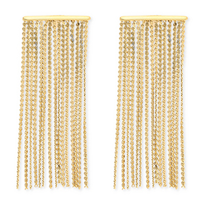 Ohrringe aus Stainless Steel - Rostfreiem Stahl Ohrstecker Gold