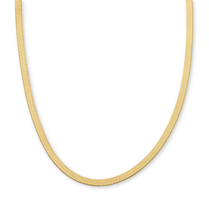 BY31&reg; Stainless Steel - Rostfrei Stahl Kette Schlangenkette Gold