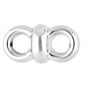 Acrylkette Zwischenst&uuml;ck Silver