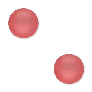 7 mm classic Cabochon Polaris Elements shiny Mellow rose