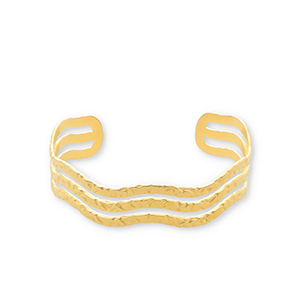 Armb&auml;nder aus Stainless Steel - Rostfreiem Stahl Bangle Gold