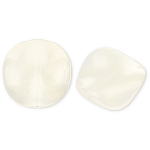 Acrylperlen Organicdesign Off white