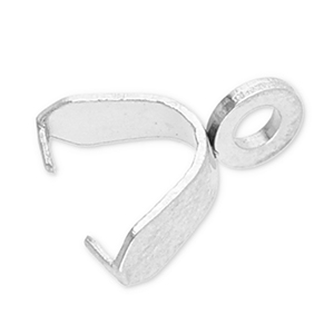 Stainless Steel - Rostfrei Stahl Schmuckzubeh&ouml;r Collierschlaufe f&uuml;r Anh&auml;nger Silver