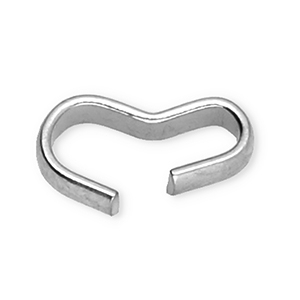 Stainless Steel - Rostfrei Stahl Schmuckzubeh&ouml;r Schmuck-Verbinder Silver