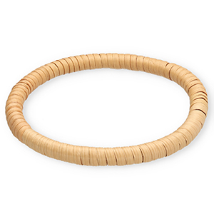 Rattan-Armb&auml;nder Bangle Natural beige