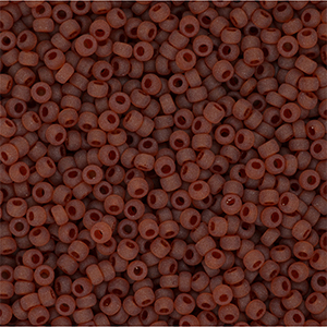 Miyuki Rocailles 11/0 Matted Dk Topaz 11-0134F