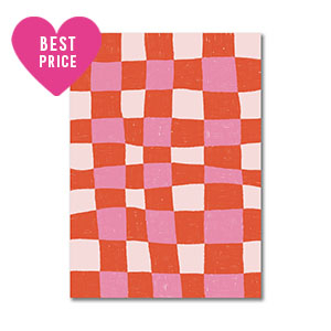 BY31&reg; Schmuck Karten W&uuml;rfel Red-light pink-white