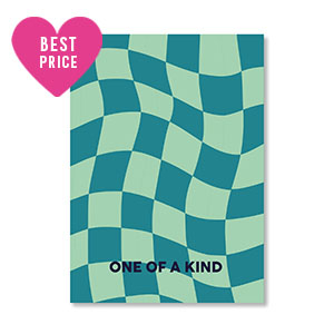 Schmuck Karten "One of a kind" Turquoise-blue