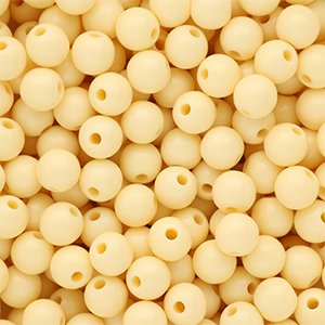 8 mm DQ Acrylperlen shiny Pastel yellow 11-0616 TPG