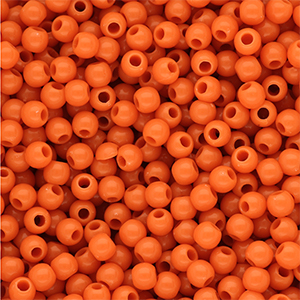 4 mm DQ Acrylperlen shiny Orange peel 16-1359 TCX