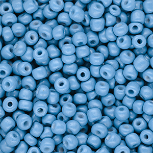 Glasperlen Rocailles 6/0 (4 mm) Light blue