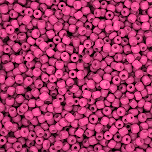 Glasperlen Rocailles 12/0 (2 mm) Hot pink