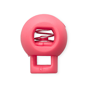 Farbiges Zubeh&ouml;r Kordelstopper Ball Pink