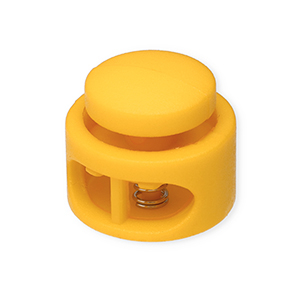 Farbiges Zubeh&ouml;r Kordelstopper Rund Tropical orange